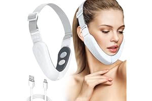 YNIPANDA Double Chin Machine, 6 Modes and 12 Intensity Levels Face Lift Device, Intelligent Lifting Firming Saggy Skin Tightening Machine for Women Skin Care