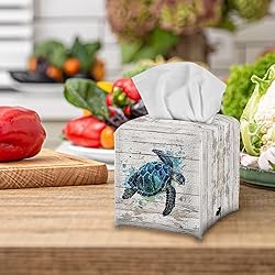 Talayituse Turtle Wood Paint Splatter Print Tissue