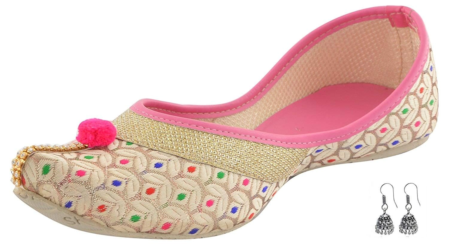 babes women's rajasthani synthetic shoes