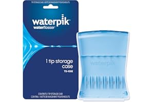 Waterpik Convenient Hygienic Sturdy Storage Case for Replacement Tips, No Tips Included, Blue