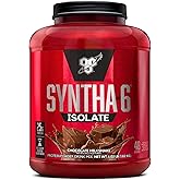 BSN SYNTHA-6 Isolate Protein Powder, Chocolate Protein Powder with Whey Protein Isolate, Milk Protein Isolate, Flavor: Chocol