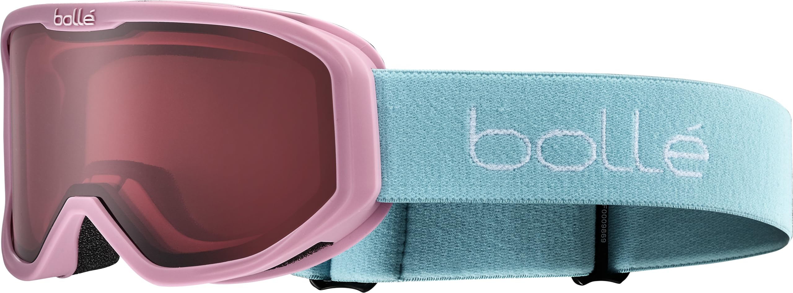 bollé INUK - Children's Ski Mask - Matte Pink and Blue - Vermillon Cat. 2 Screen - Clear Vision, Dual Screen, Anti-fog, Ventilated Comfort