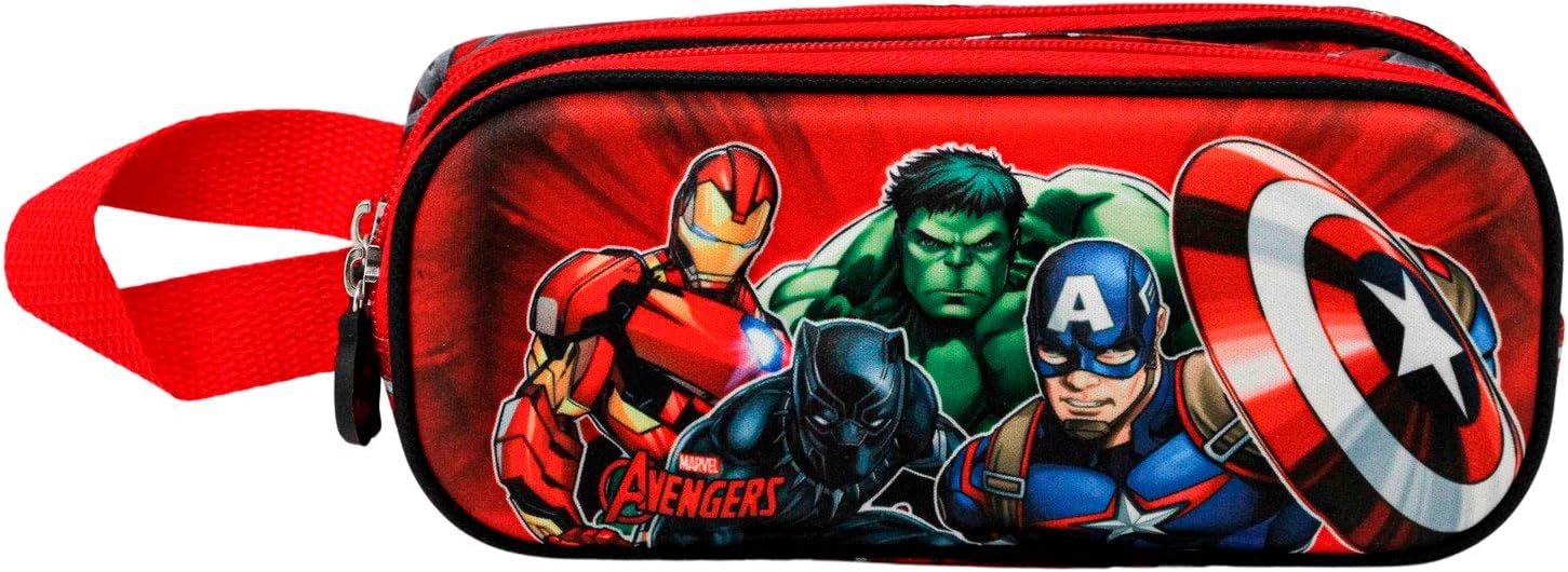 The Avengers Strength-3D Double Pencil Case, Multicolour, Un tamaño - Image 3