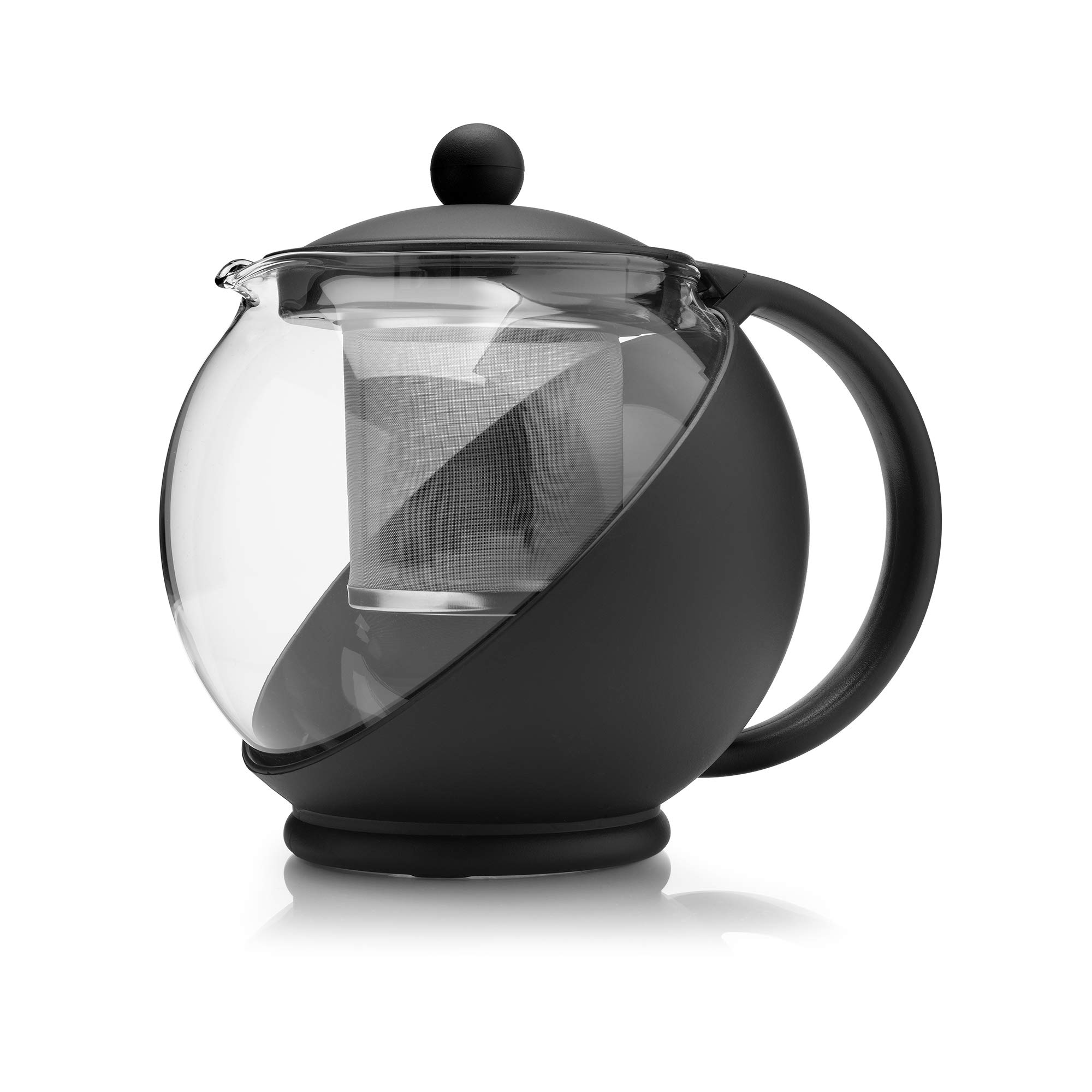 Kilo D06 2-Cup Glass Teapot with Stainless Steel Infuser 650ml