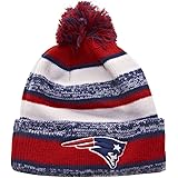 Amazon Com New England Patriots On Field Knit Cuffed Pom Knit Cap Beanie Sports Fan Beanies Clothing
