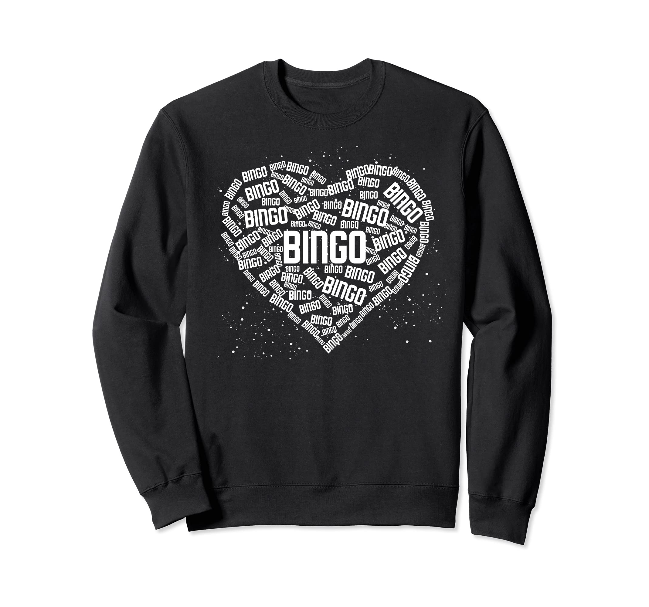Bingo Player Heart Gambling Lover Bingo Caller Lottery Bingo Sweatshirt