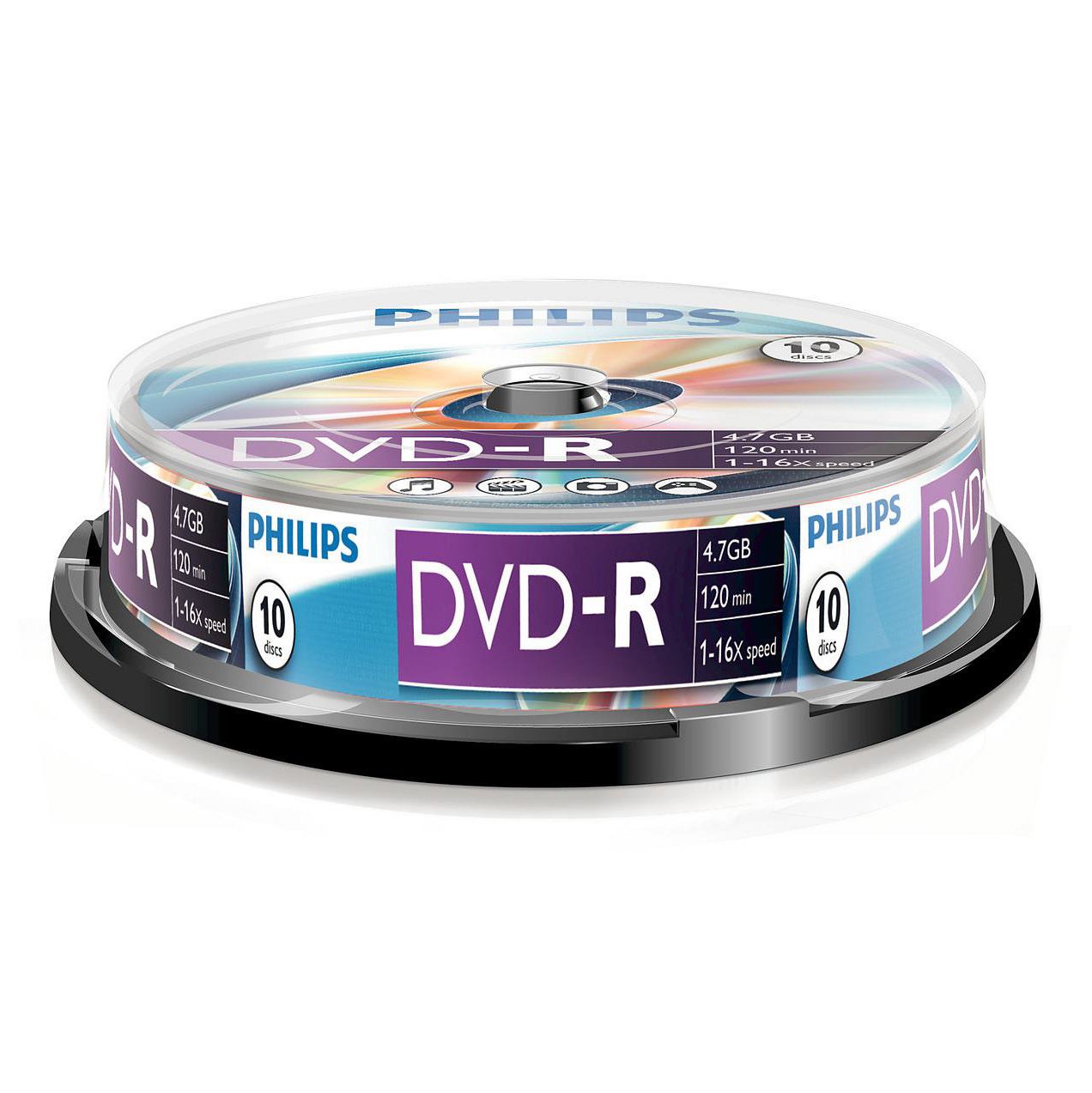 Philips DVDR DM4S6B10F/00 DVD+RW vírgenes (4,7 GB, DVDR, 120 min