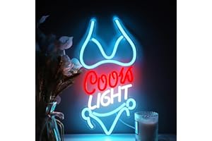AMYZAVLS Neon Signs Bikini Crs LIGHT LED Neon Lights Signs for Wall Decor Business,Restaurant, Office,Bar,Pub,15.7 * 8.2 Inch