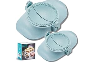 MUMSUNG Empanada Maker Press, 2size (6"+4") Professional Dumpling Maker Mold kit with Dough Cutter and Filling Spoon, Fast to