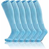 QBK 2T/3T/4T/5T Toddler To Youth Baseball/Softball Socks - Soccer T-Ball Team Sport Socks For Kids Boys And Girls(3 Pairs)