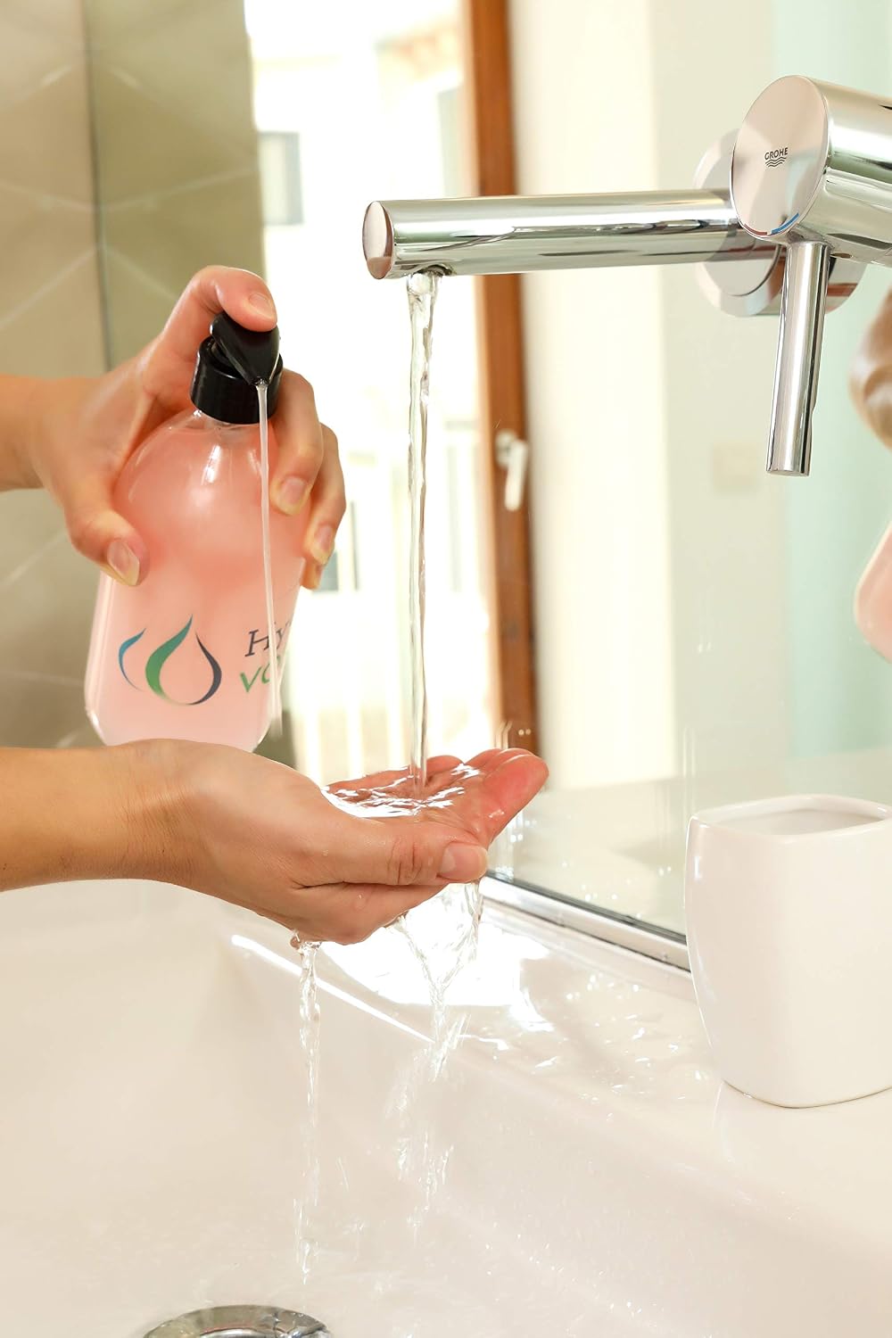 Hygiene VOS 5 Liter Liquid Hand Soap, pH Neutral for Daily Use. Extra Gentle and Biodegradable Formula, pink, 5 l (Pack of 1) - Image 4