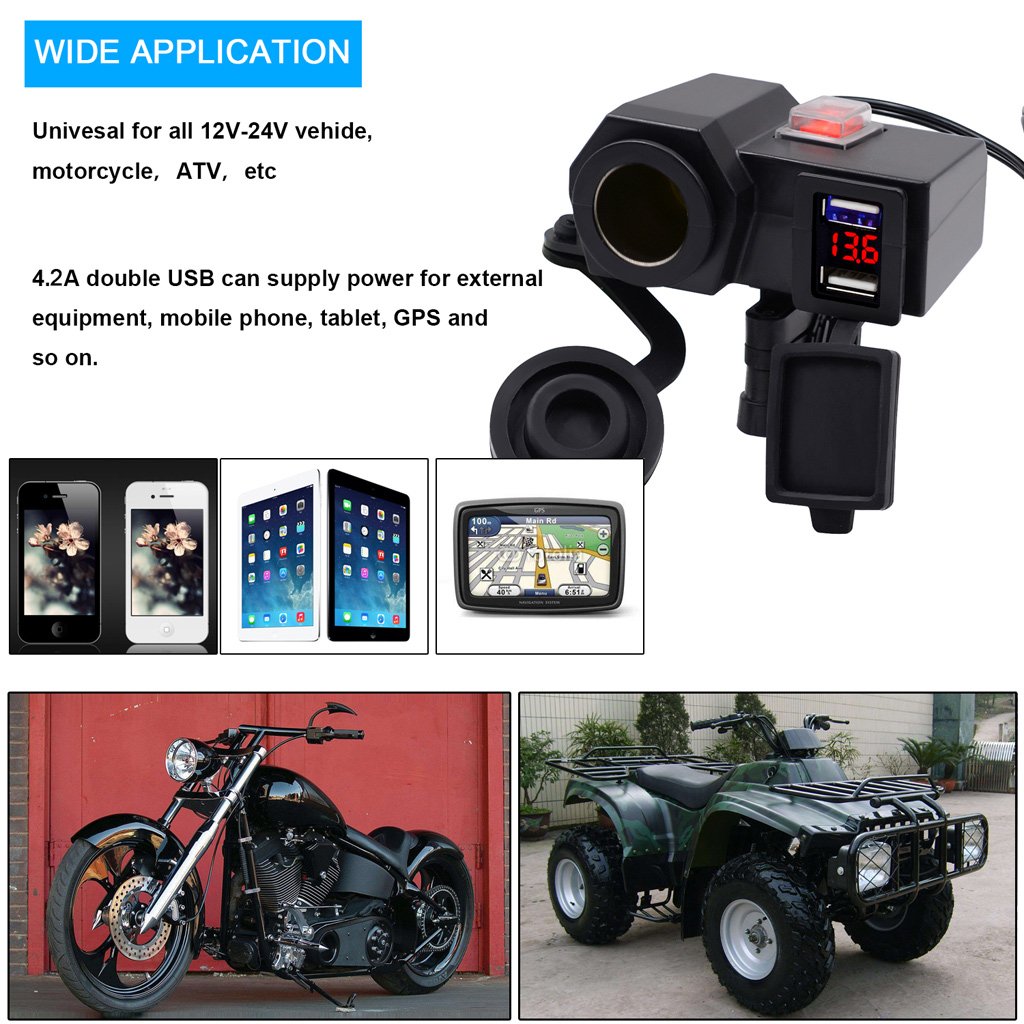 Cansenty - Enchufe para encendedor de cigarrillos con doble ...