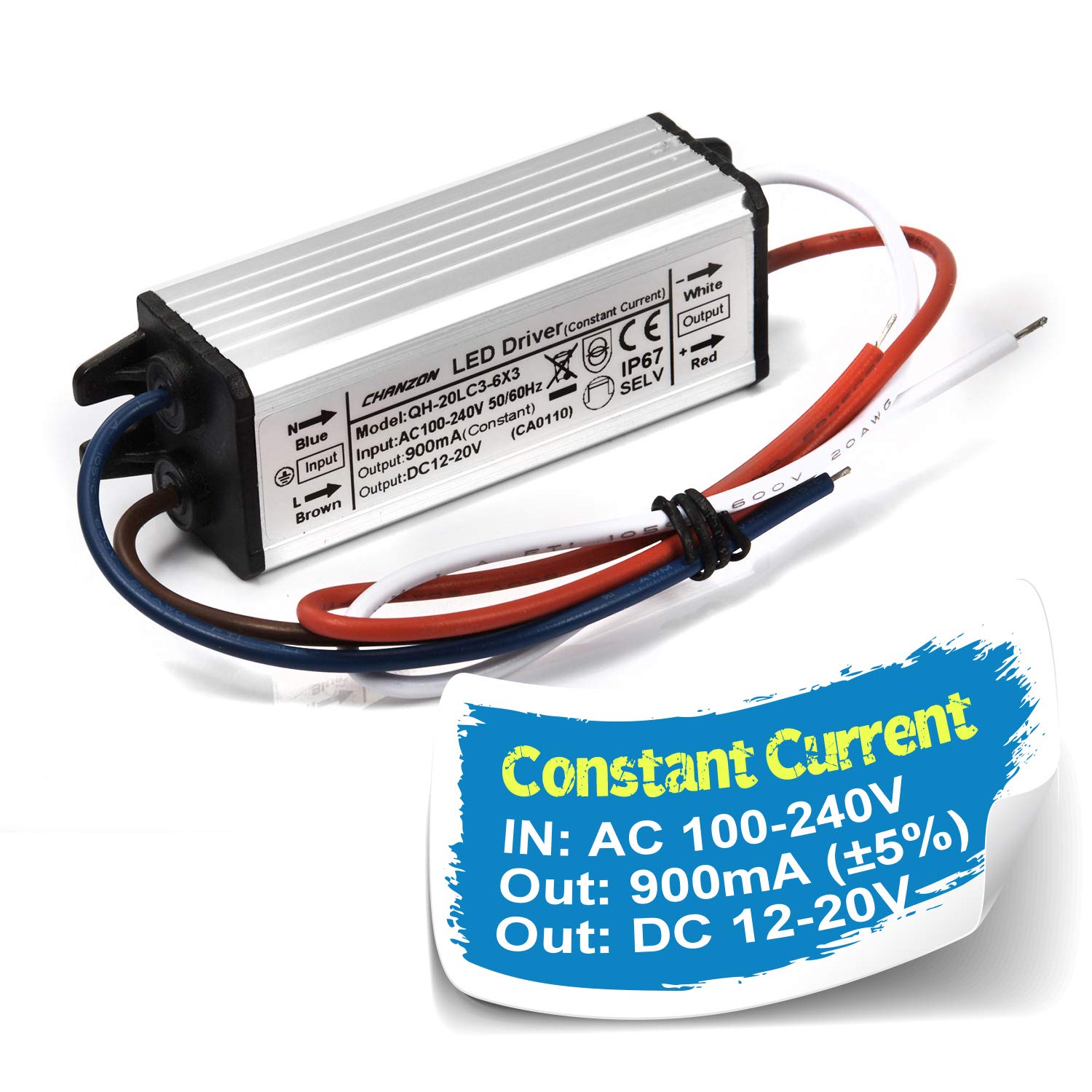 Mua Chanzon LED Driver 900mA (Constant Current Output) 12V-20V (Input ...