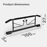 Vivo Technologies Door Frame Pull Up Bar 70-92cm 12-21cm Depth No Drill Foldable view 8