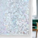 rabbitgoo Rainbow Window Film Privacy Privacy Glass Decor 60x200cm