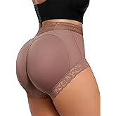 Lover-Beauty Butt Lifting Panties Tummy Control Shapewear for Women No Pad Faja Shorts Lace Booty Lifting Shapewear M Skin