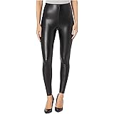 commando Faux Leather Moto Leggings SLG13 Black XS 26