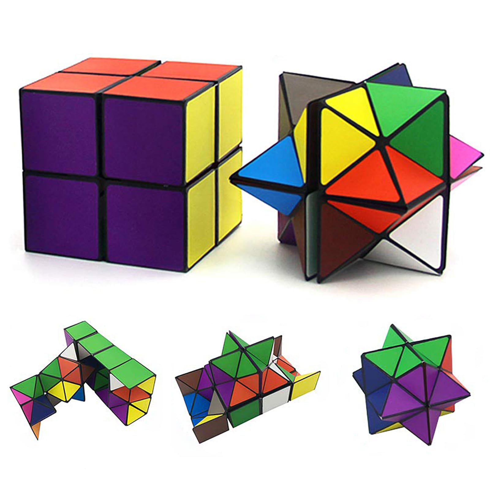 Euclidean Cube Star Cube 2 in 1 Yoshimoto Cube for Kids and Adults, Toy Gifts for Boys and Girls Ages 8-12 โ image 1
