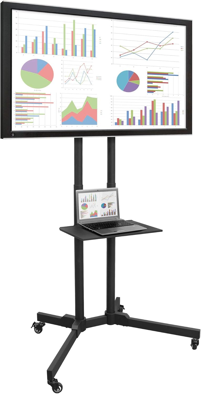 Best Rolling Tv Stand Two Shelve