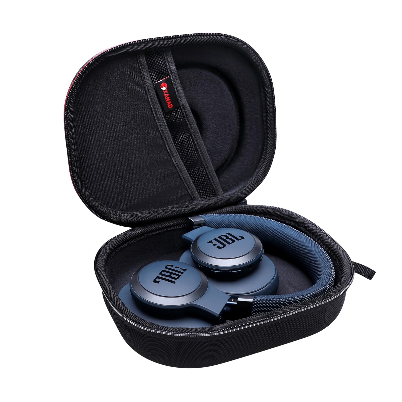 XANAD Hard Case for JBL LIVE 770NC, 660NC, 670NC or JBL Tune 760NC, 730BT, 720BT, 510BT, 520BT, 530BT, 570BT,710BT, 670NC, 770NC, Folding Headphone- Portable Travel Bag (Black)