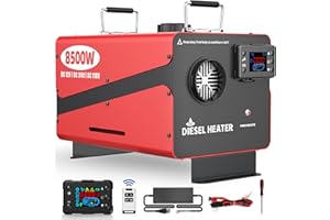 Aoteda 8500W Diesel Heater, 12V/24V/110V All-in-One Portable Parking Space Heater with Remote & LCD Monitor Control, Quick Warm-up Low Noise for RV, Trailer, Van, Truck, Boat, Garage, Tent,Home