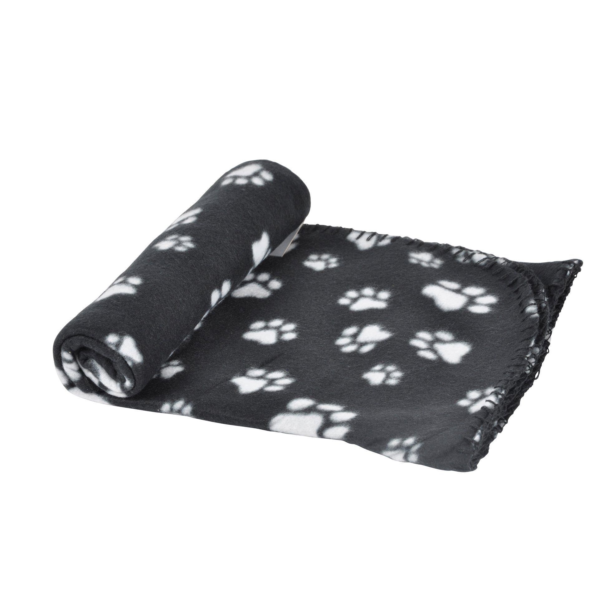 CODICO 6ANI682NR Dog Blanket with Paw Print