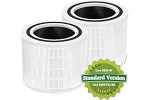 Mokchance Core 200S Replacement Filter for LEVOIT Air Purifier, 3-Stage Filters Replacement Activated Carbon Ture HEPA Air Purifier Filter Core 200S-P Fit for LEVOIT 200S, 2 Pack Core 200S-RF
