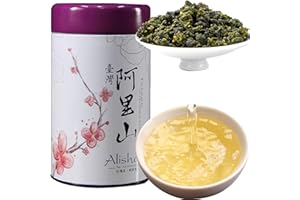 Alishan Oolong Tea Loose Leaf Oolong High Mountain Tea Taiwan Gaoshan Ulong Tea Chinese Fragrant and Sweet ����ɽ ̨��� ����ɽ��ɽ������ 1