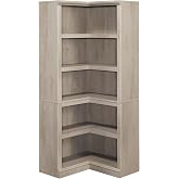 Sauder Miscellaneous Storage Bookcase, in a Chalked Chestnut Finish