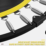 CLORIS 40/48 Inch Foldable Fitness Trampoline with Adjustable Handle 400-450LBS view 4