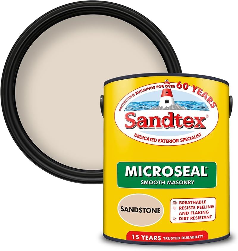 Sandtex Ultra Smooth Masonry Paint 5 Litre Sandstone