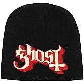 Rock Off officially licensed products Men's Ghost Logo Beanie Black