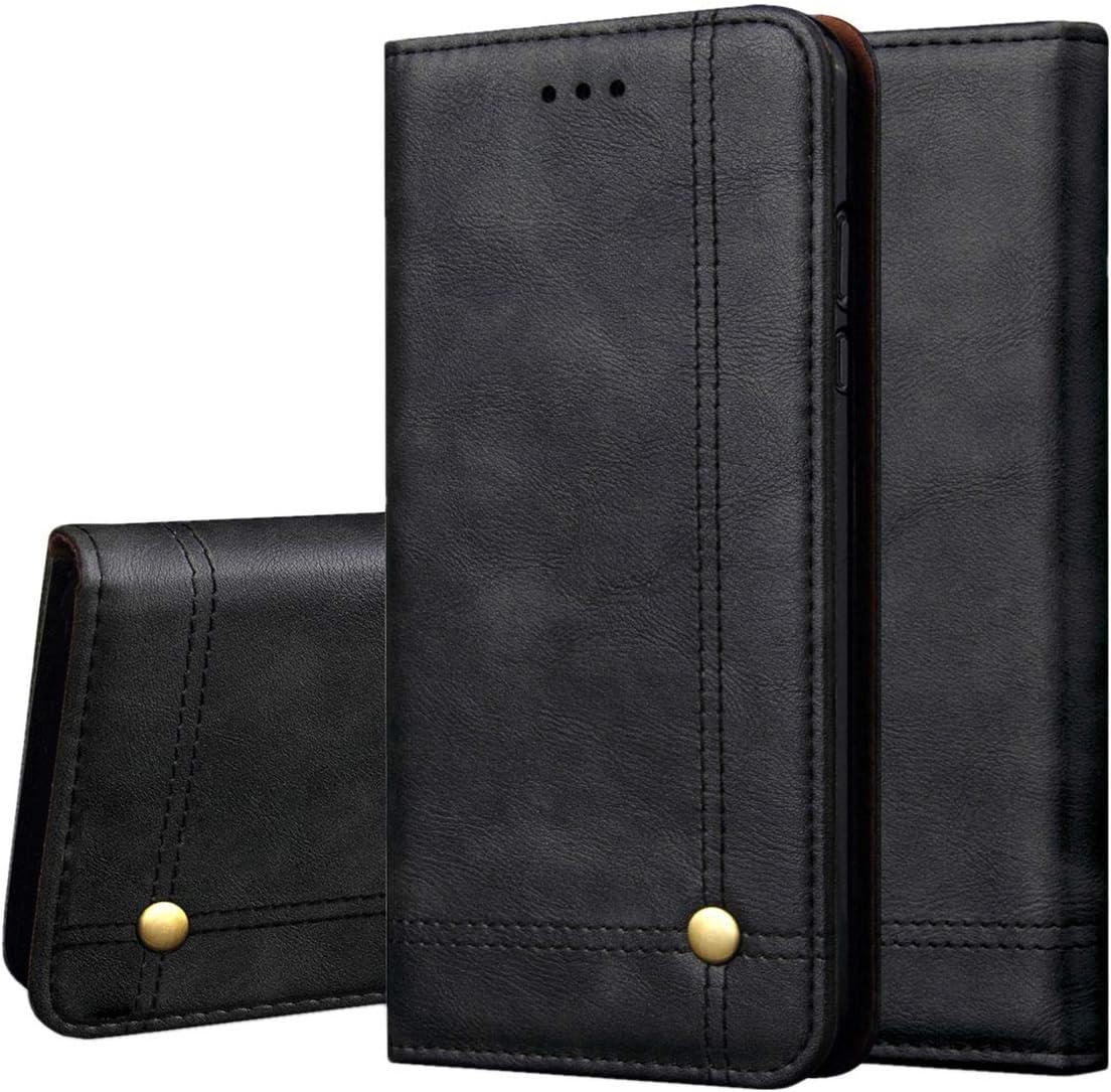 Pirum Magnetic Flip Cover for Samsung Galaxy A70 / Galaxy A70s Leather Case Wallet Slim Book Cover with Card Slots Cash…