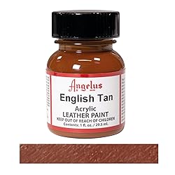 Angelus Acrylic Leather Paint English Tan 1oz