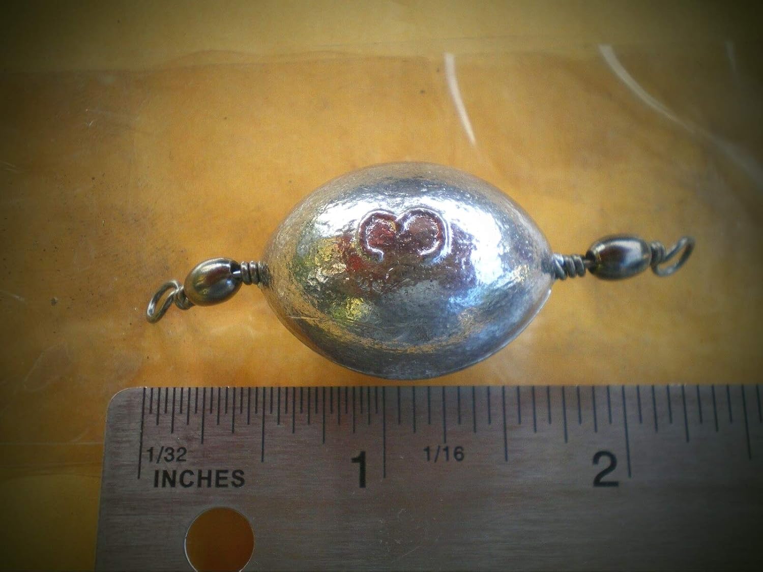 15 Pcs. 5 Black Swivel Egg Fishing Weights Sinkers