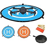 Drone Landing Pad, 22"/55cm Waterproof Portable Foldable Helipad Helicopter Landig Mat for DJI Mavic Pro Phantom 2/3/4/ Pro, 