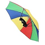 Rhode Island Novelty 20 Inch Rainbow Umbrella Hat