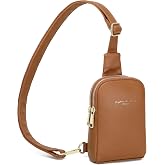 INICAT Small Crossbody Bags for Women, Mini Travel Sling Purse | Vegan Leather,2 zip compartments, 4 card slots keep your phone, passport, cards and small essentials organized