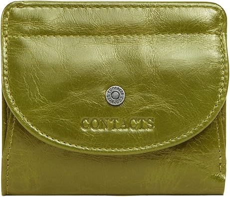 Amazon Fandare 財布 メンズ 本革 二つ折り財布 ボックス型小銭入れ ウォレット 人気 おしゃれ 男性 女性 カード入れ 大容量 レザー グリーン Fandare 財布