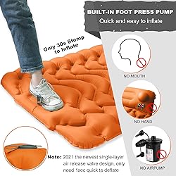 MEETPEAK Sleeping Mat, Inflatable Camping Sleeping