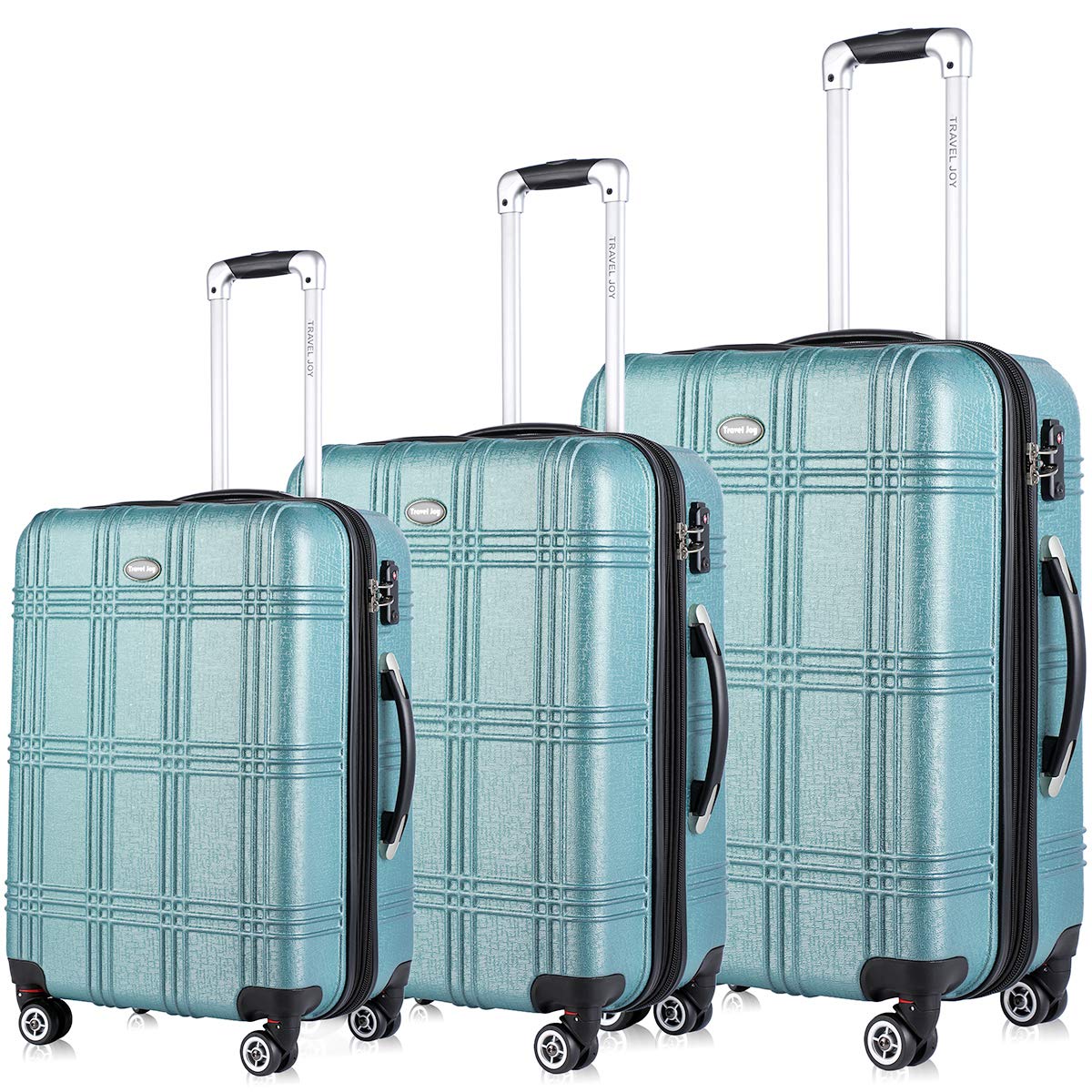 set suitcases