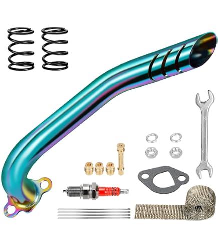 Shorty Headers AIRCMT Exhaust Headers Pipe Kit For Predator 208cc