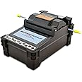 SPEEDWOLF 4.3" Touch LCD Screen High Precision Fiber Optic Fusion Splicer Machine for SM, MM, NZ-DS, EDF Fibers with Optical Fiber Cleaver and Automatic Focus Function(FS37)