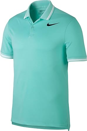 light blue nike polo