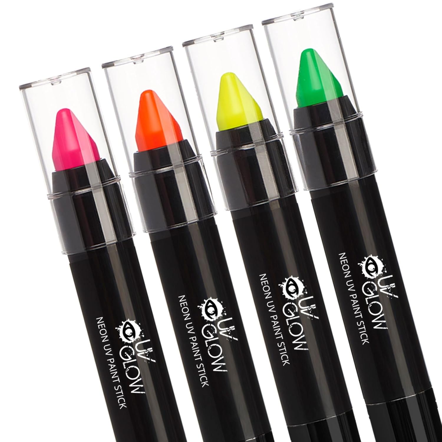 UV Glow Neon UV Paint Stick for the Face & Body Set of