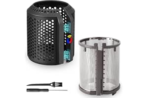 Magnetic Hair Dryer Filter Cover + Inner Filter Compatible with Dyson Supersonic HD01 HD03 HD08 HD07 HD15 Hair Dryer Replacem