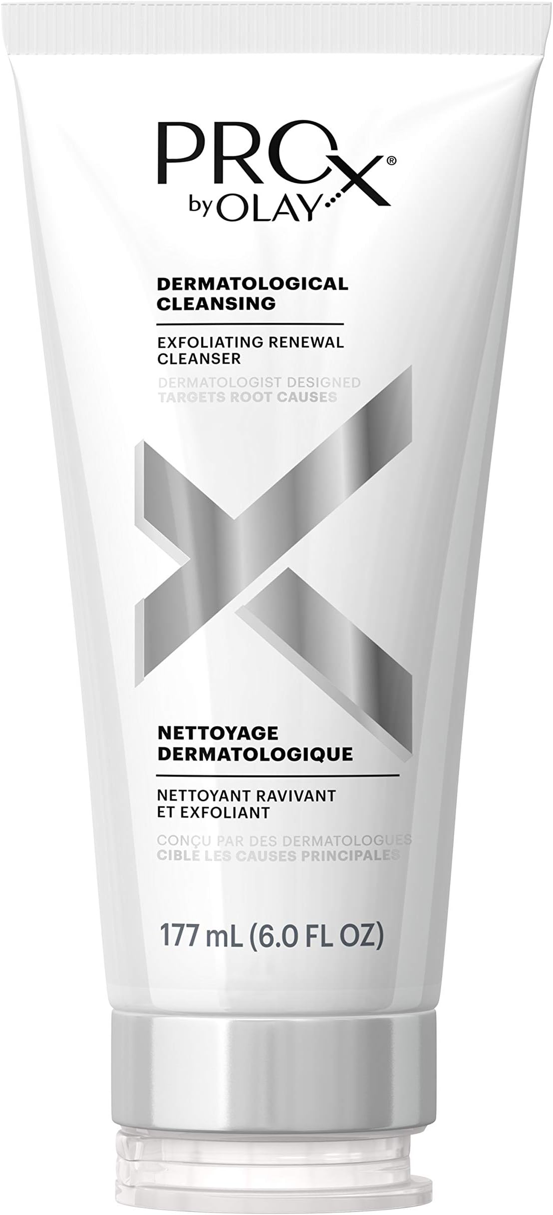 Facial Cleanser by Olay Prox Exfoliating Renewal Facial Cleanser, 6 Fluid Ounce Packaging may Vary