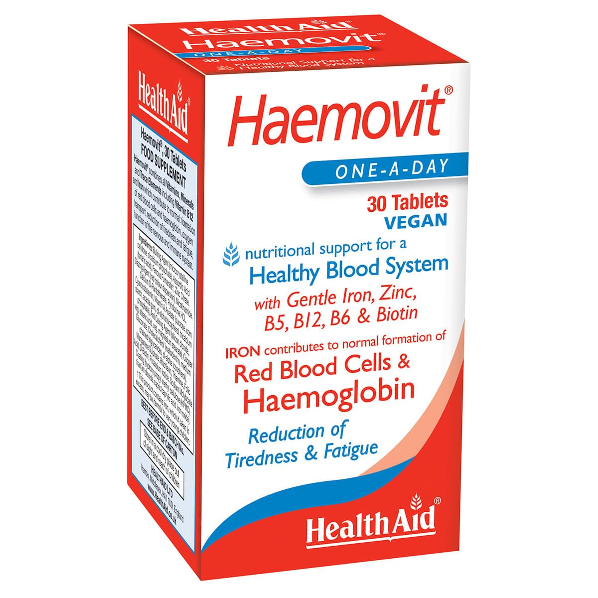 HealthAid Haemovit Tablets, 30-Count