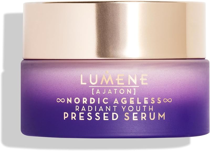 Lumene Nordic Ageless AJATON Radiant Youth Pressed Serum Vegan 50ml