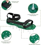 Ohuhu Lawn Aerator Shoes with Stainless Steel Spikes, Adjustable Fit view 5